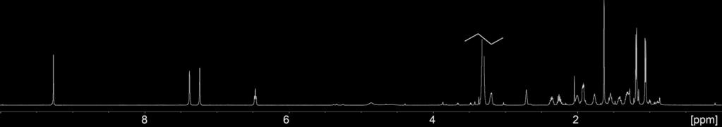 Figure S1: 1 H spectrum of compound 6 from E.