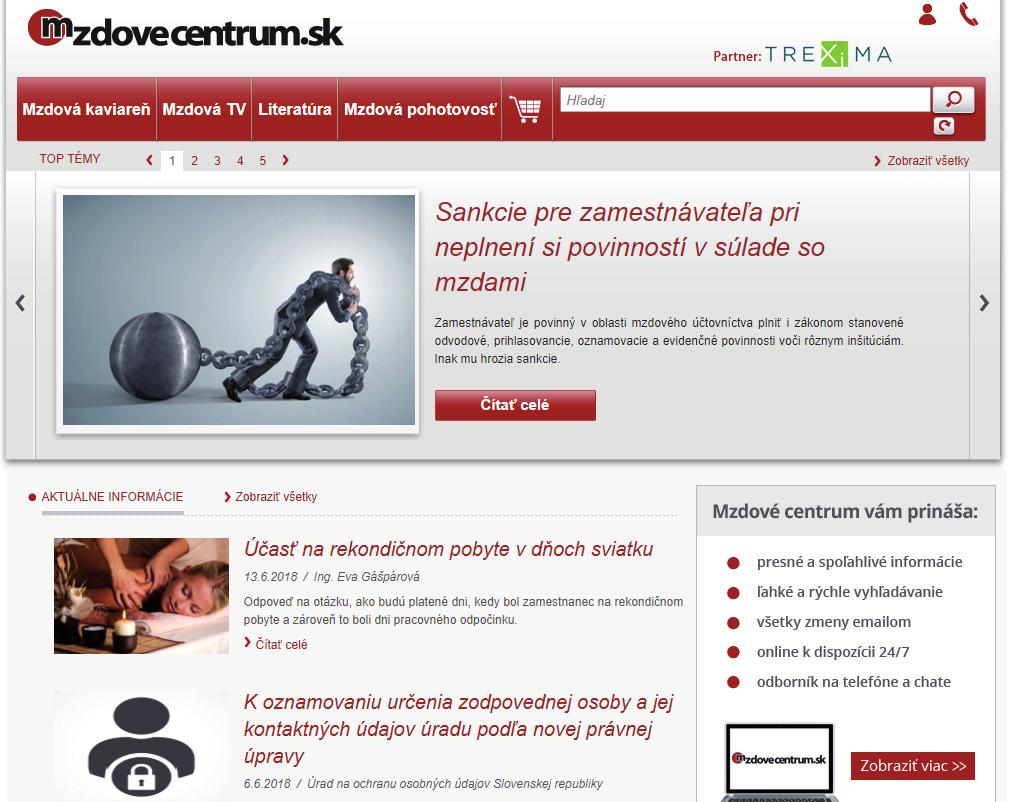 Oblasť > Mzdy a personalis ka na jednom mieste Bannerová reklama na www.mzdovecentrum.