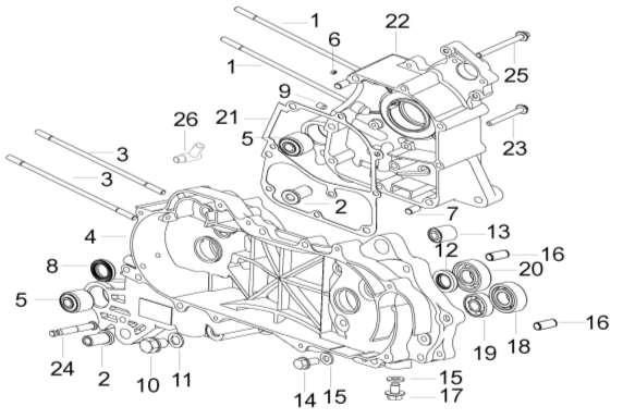 Model Part Schematic SKU Part Qty NOTES start year certifi cate 49X 18 49x-E05 B12016020303 BEATRING 6203/P6 1 2013 49X 19 49x-E05 B12016020101 BEARING 6201/P6 1 2013 49X 20 49x-E05 150031140000
