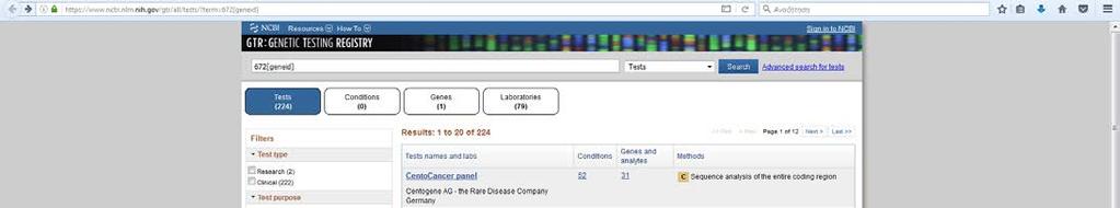 64. Πληκτρολογήστε σε νέα καρτέλα: https://www.ncbi.nlm.nih.gov/gene?cmd=retrieve&dopt=graphics&list_uids=672.