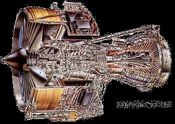 Στροβιλοανεμιστήρας Trent της Rolls-Royce Οι στροβιλοανεμιστήρες έχουν αντικαταστήσει τους στροβιλοαντιδραστήρες στα επιβατικά αεροσκάφη λόγω της καλύτερης ειδικής κατανάλωσης καυσίμου τους και του