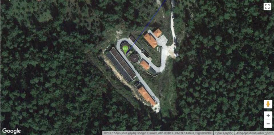 λειτουργεί 6 ώρες την ημέρα. Εκεί η ιλύς συμπυκνώνεται και απομακρύνεται με την βοήθεια μεταφορικού κοχλία.