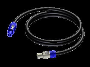CAB440/3 Blue Powercon to Grey Powercon - Neutrik