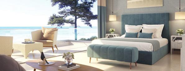 ) διαθέτει κεντρικό κτίριο και bungalows, όλα υπερπολυτελώς εξοπλισμένα και διακοσμημένα.