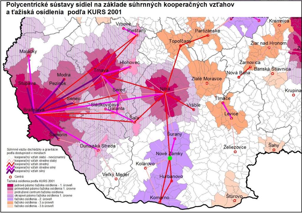 Schéma sídelných vzťahov a návrh