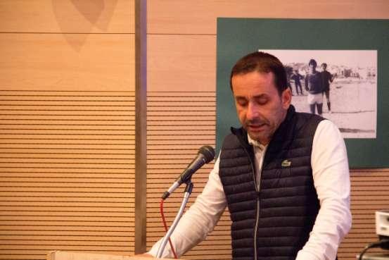 Ο Δήμαρχος Γαλατσίου κος Μαρκόπουλος χαιρετίζει