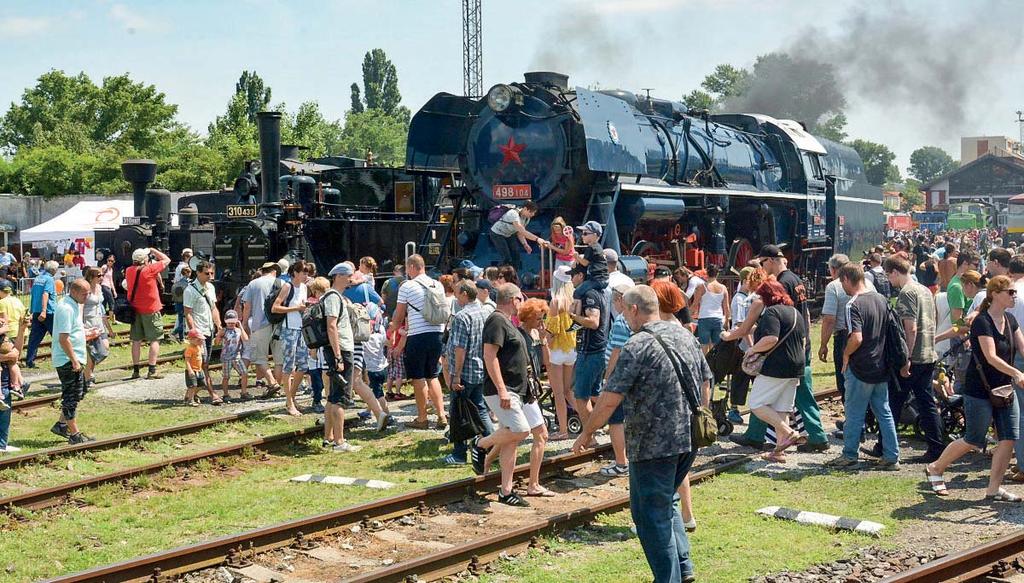 10 Priestor pre poslanca Udalos v Rači Konal sa jubilejný 20. ročník CELOSLOVENSKÉHO ZRAZU HISTORICKÝCH ŽELEZNIČNÝCH VOZIDIEL Všetky cesty 16. - 17.