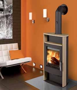 rozmery 30x885x85 mm, hmotnosť 70 kg 149,00 199,00 MILANO II THERMOVEKO Menovitý výkon 5 kw, účinnosť 8%, vykurovacia schopnosť 48-14 m 3, zadný dymovod