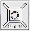 :100 25444 25440 T=5mm
