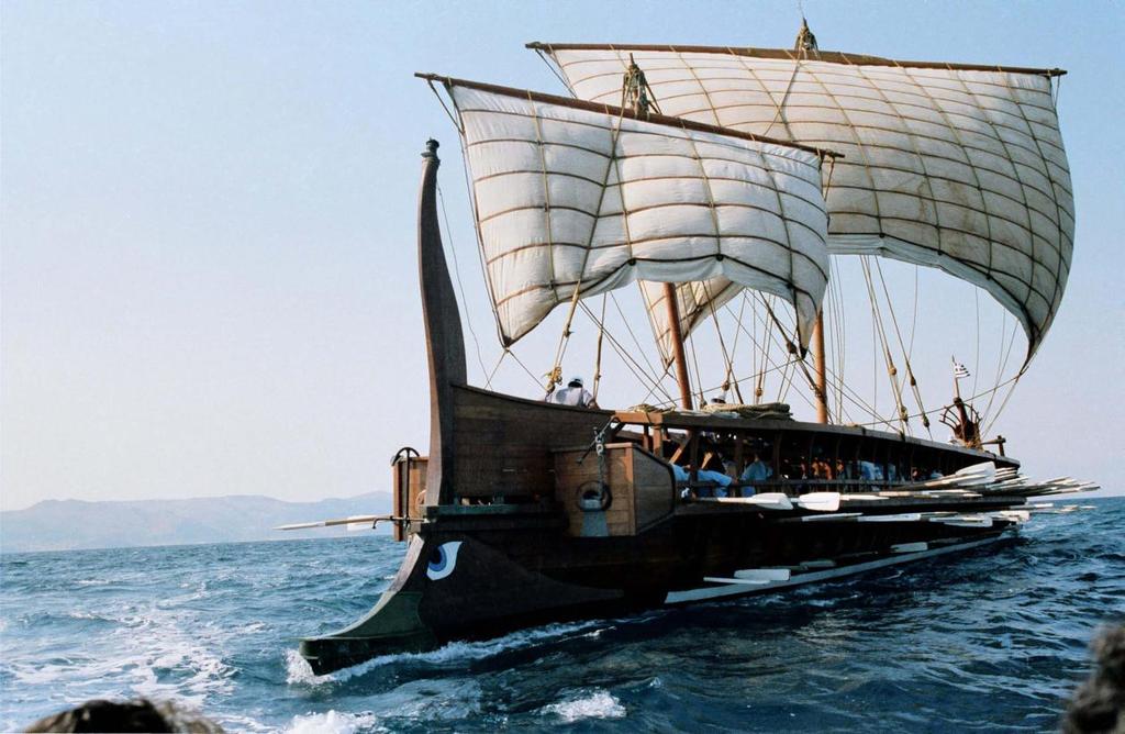 Σελίδα3 ΕΙΣΑΓΩΓΗ Μέσα από το μάθημα του project η ομάδα μας αποφάσισε να ασχοληθεί με ένα πλοίο των Αρχαίων Ελλήνων που ονομάζεται τριήρης.