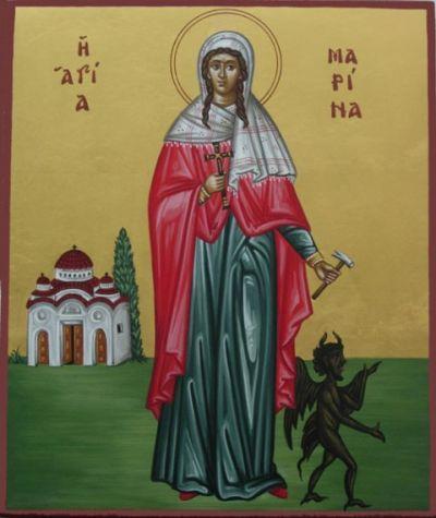ΣΥΝΑΝΤΗΣΗ 29 Οι αληθινοί ήρωες Α. Η αγία Μαρίνα Η αγία Μαρίνα έζησε κατά τα χρόνια του αυτοκράτορα Κλαυδίου (γύρω στο 270 μ. Χ.