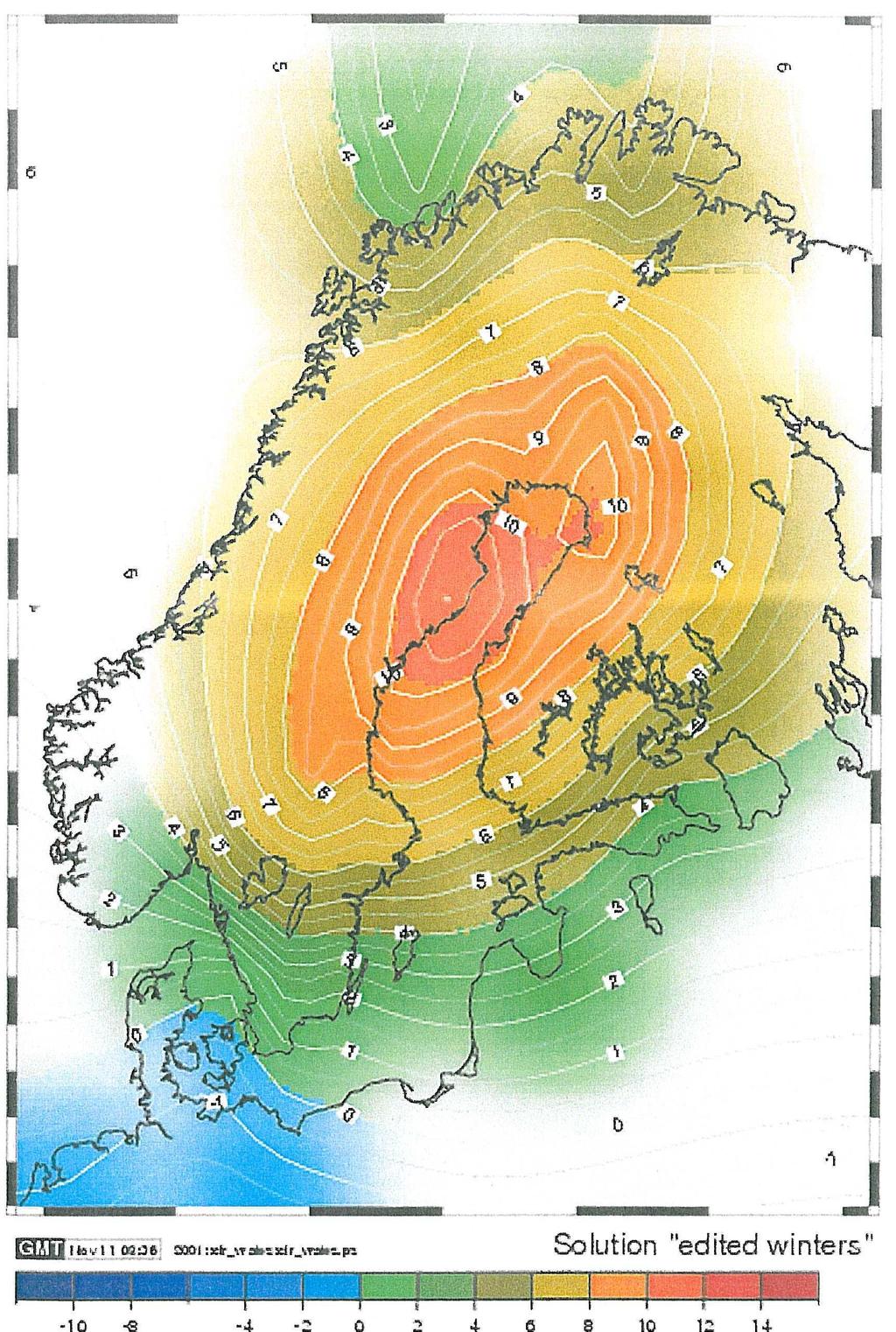 Jääajajärgsed muutused Fennoskandias GPS püsijaamade järgi