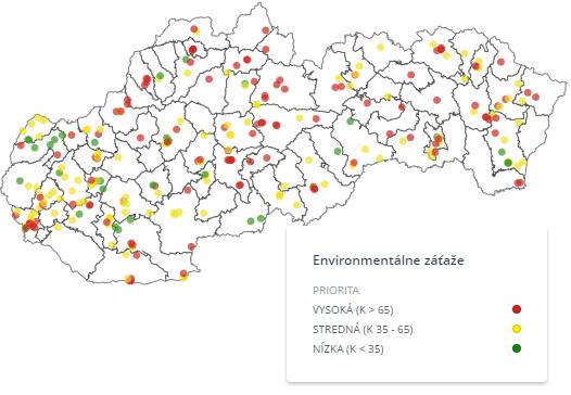 2.4. Environmentálne záťaže Na Slovensku je evidovaných 1758 lokalít s environmentálnou záťažou, z čoho je 139 potvrdených environmentálnych záťaží s najvyššou prioritou riešenia.