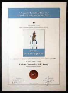 ELGO, september 2008 13 Aktualno V juniju izvedena notranja presoja po vseh treh standardih, ISO 9001/2000, ISO 14001/2004 in OHSAS 18001/2007, je dober indikator kakovosti dela v posameznih