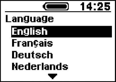 Language (Γλώσσα) Διαμορφώστε τη ρύθμιση γλώσσας. 1.