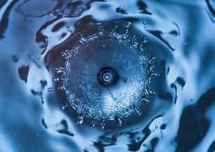 Image 3: Jeff Sprang, Water Drop Collision (from above), 2016. Photograph courtesy of Jeff Sprang.