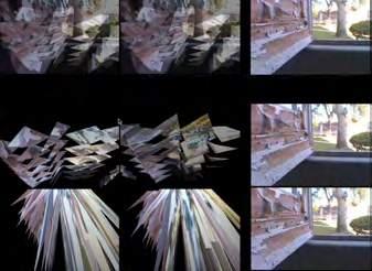 Image 4: Struct_2 screenshot. Image 5: Struct_3 screenshot. Struct_3 generative audio-visual multi-temporal/spatial explorer.