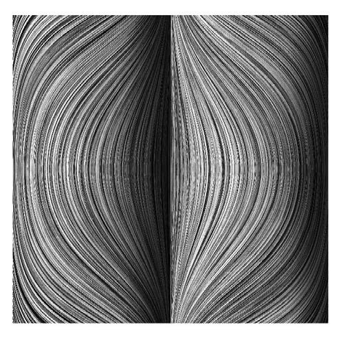 Image 3: John Bardakos 2016 2017. A recursive edge detection. Approaching the mathematical anathema (Infinity) via a nested function in Wolfram Language.