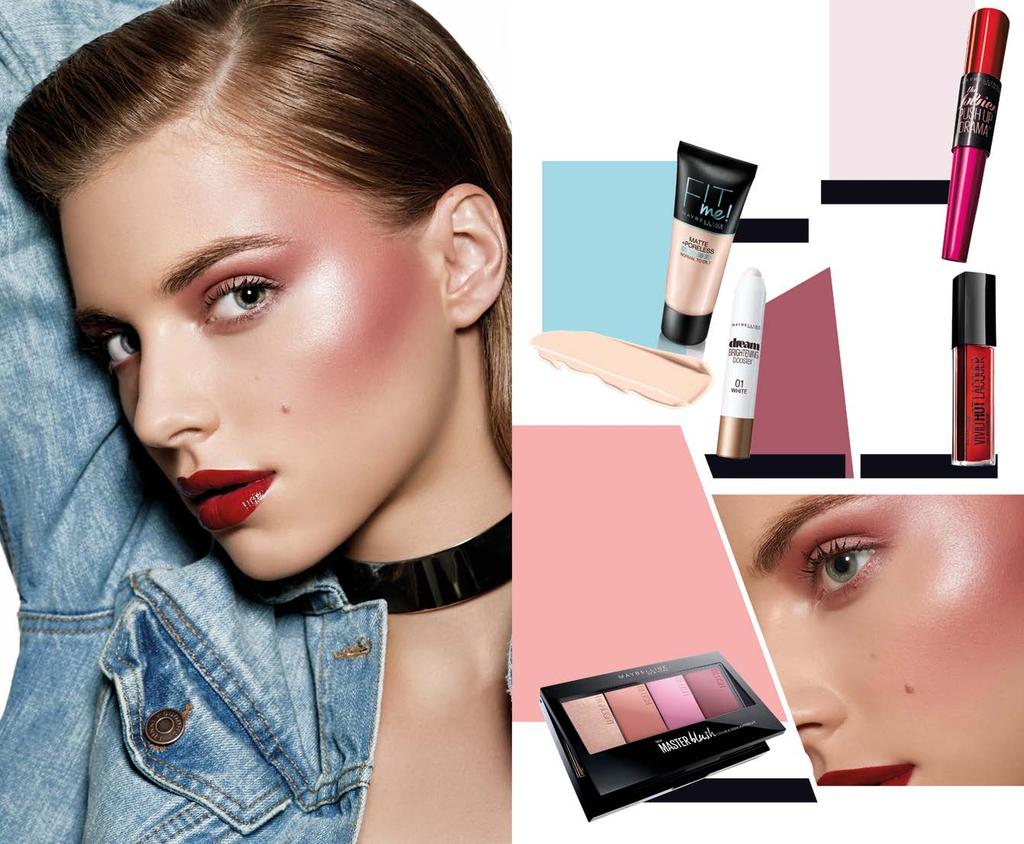 GETTING CHEEKY Το αγαπημένο make-up των Maybelline girls! Χαρίζει ομοιόμορφη φυσική κάλυψη, ματ αποτέλεσμα, είναι oil free και ιδανικό για μεικτές και λιπαρές επιδερμίδες.