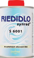 6006 SYNRED S 6006 sa používa na riedenie syntetických a olejových