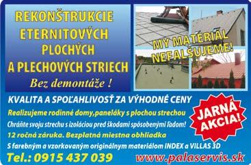 Obnova : eternitových plechových plochých BEZ DEMONTÁŽE Pre dôchodcov : ŠPECIÁLNA ZĽAVA! 4-04 -4 PROMONT GLASS s.r.o. RÁMOVÉ ZASKLENIE BEZRÁMOVÉ ZASKLENIE PROMONT GLASS s.r.o. ZASKLIEVANIE balkónov a terás promontglass@promontglass.