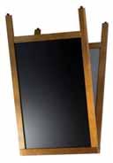 40321 επιδαπέδιος μαυροπίνακας 2 όψεων με ξύλινο πλαίσιο 70χ120 cm συσκ.: 1 102,24 30.
