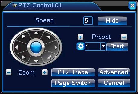Přidat Vymazat preset Upravit preset Vyvolat Obrázok 3.11 Nastavenie presetov 2 Pohyb medzi pozíciami Nastavte viac pozícií pre vytvorenie sekvencie pohybu kamier.