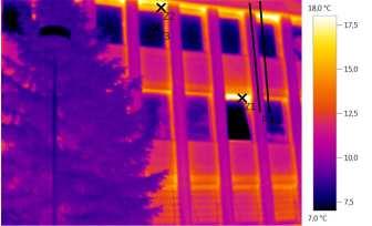 Západná strana budovy Dátum: Čas: Termogram 4.