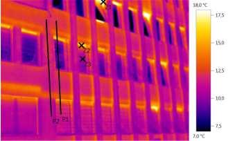 Východná strana budovy Dátum: Čas: Termogram 6.bmt 29. 4.
