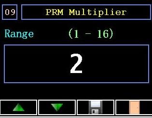 3.3. Αν επιθυμείτε το boost controller να λειτουργεί βάσει του προεπιλεγμένου (από την επιλογή 10) RPM1, πληκτρολογήστε 3. 3.4.