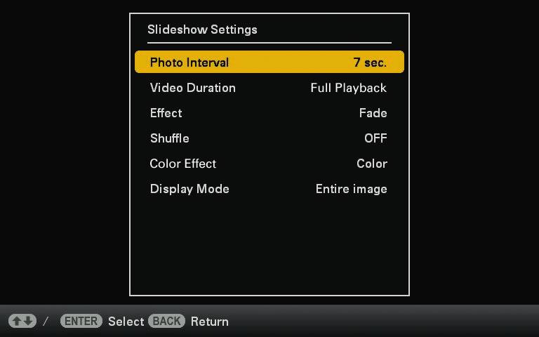C:\LBA\Data\DPF-HD700-HD800-HD1000-OI2_SK\Fm\Sk_24-45_DPF-HD1000.fm master:mneu/home DPF-HD700-HD800-HD1000-OI2_SK.book Page 38 Tuesday, August 9, 2011 11:27 PM Zmena nastavení 1 Stlačte MENU.