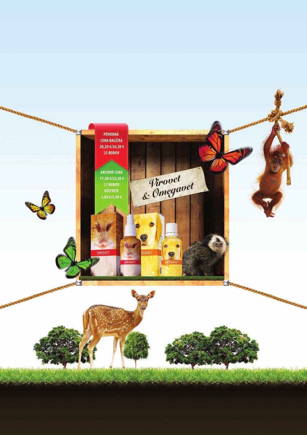VIROVET & OMEGAVET SILNÁ IMUNITA A ZDRAVÁ KOŽA VO VÝHODNOM BALENÍ! VIROVET Zastavuje infekciu už v počiatočnom štádiu a urýchľuje tvorbu protilátok. Môžete ho používať ako prevenciu pred nachladnutím.