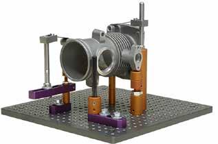 CMM FIXAČNÝ KIT SÉRIA ECO-FIX KIT Ručný upínací systém pre CMM umožňuje užívateľovi jednoducho urýchľovať a riadiť opakované merania.