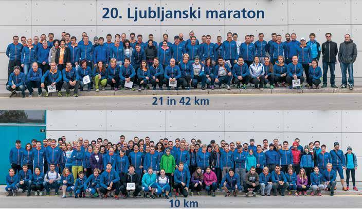 Razglednice iz Kolektorja Največje tekaške prireditve pri nas, 20. ljubljanskega maratona, se je udeležila tudi ekipa tekačev in tekačic iz 14 Kolektorjevih družb.