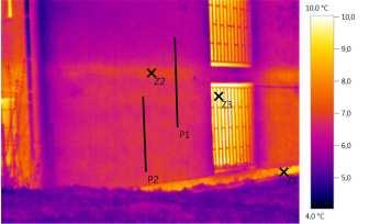 Severná strana budovy Dátum: Čas: Termogram 6.bmt 26. 3.