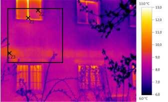 Východná strana budovy Dátum: Čas: Termogram 9.bmt 26. 3.