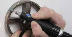 al furtun admisie conexiune Ø max. al capătului de polizare Ø max. al inserţiei de polizare Pensetă interval de fixare Pensetă echipament standard [accesorii opţionale*] 1 000 W (1.