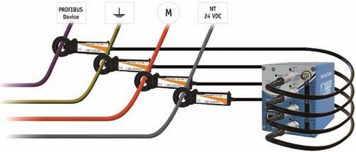 V prípade rušenia spôsobeného elektromagnetickým poľom, napr.