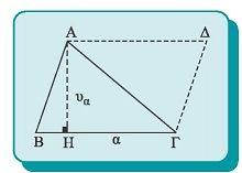 Τα τρίγωνα ΖΒΑ και ΗΓΔ είναι ίσα γιατί Z = H = 90 ΑΒ = ΔΓ και Β = Γ οπότε: Άρα (ΖΒΑ) = (ΗΓΔ) ().