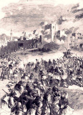 Ο Φωτεινός γράφει για 80 νεκρούς οθωμανούς έμπορους και 17 αιχμάλωτους στο Γαλάτσι και για πυρπόληση μέρους της πόλης.