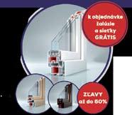 sk 0911 88 51 090 88 51 -komorový profil SALAMANDER 5-komorový profil ALUPLAST používame kovania AUBI VIANOČNÉ ZĽAVY AŽ DO - 5 % www.