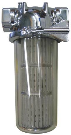 Mechanické filtre hrubých nečistôt FWS, EURO a AQ-KM filter mechanických nečistôt FWS studená voda, spoľahlivé filtre s dlhou životnosťou, upínacia hlava mosadz so skrutkovaním, filtračná nádoba číry
