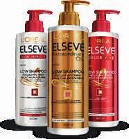 šampón L'Oréal Elseve Low Shampoo k ľubovoľným 2 bal.