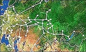 υπάρχουν σήμερα 3650 km αγωγοί μεταφοράς πετρελαίου και προϊόντων πετρελαίου.