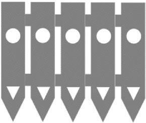 N sljedećim slikm oznčeni su dijelovi ploč zog kojih one nisu osnosimetrične zdnoj: A) B) D) E) Osnosimetričn slik zdnoj je slik C. 5.