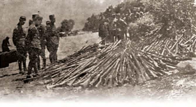 Παράδοση βουλγαρικού οπλισμού Το ελληνικό σχέδιο ενεργείας προέβλεπε την προέλαση των ελληνικών τμημάτων προς τα βόρεια και τα ανατολικά και την εκτόξευση επίθεσης σε δύο γενικές κατευθύνσεις.