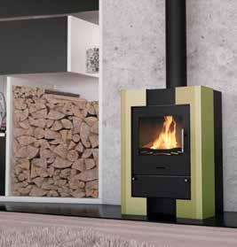 Menovitý výkon 9 kw, účinnosť 80,7%, vykurovacia schopnosť 60-240 m 3, horný drevo, drevené brikety, rozmery 590x425x840 mm,