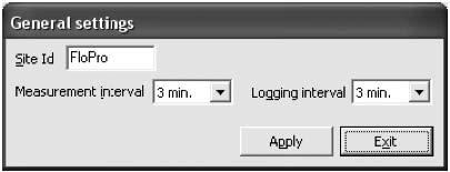 42 23.1 Všeobecné nastavenia 1. V dialógovom boxe Nastavenie zariadenia - Device Settings kliknite na Zmeň Change a objaví sa dialógový box Všeobecné nastavenia - General Settings.