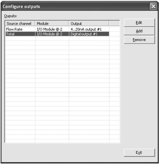 Kliknutím na tlačidlo "Použiť" / Apply pre uloženie nastavení a vrátite sa do "Nastavenie výstupov" / Configure outputs.