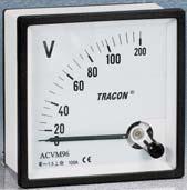 MERCIE PRÍSTROJE nalógové panelové eracie prístroje nalógové voltetre pre striedavé napätie BS 66 V 52 2-25.